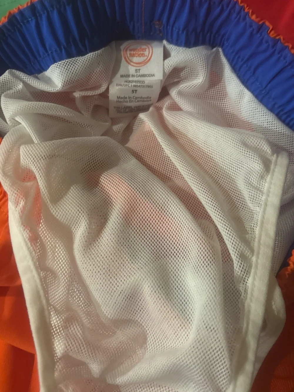 Boys swim trunks